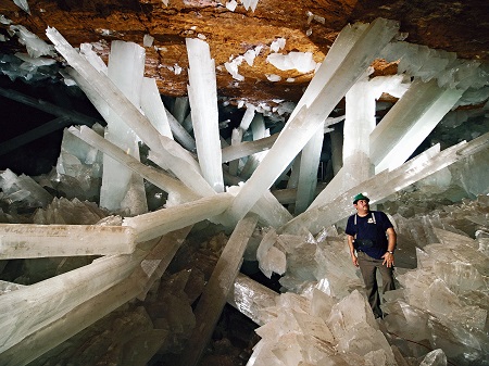 غار بلور یونسی, بزرگ ترین غار کریستالی جهان, تاریخچه غار بلور