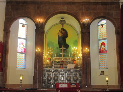 کلیسای مریم مقدس تهران, سبک معماری کلیسای مریم مقدس,آدرس کلیسای مریم مقدس